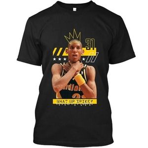 Reggie Miller Choke What's Up Spike American Basketball Player T-Shirt